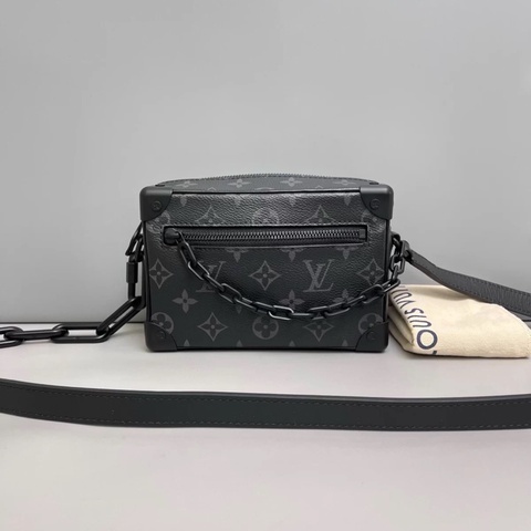 LV路易威登Mini Soft Trunk老花黑色盒子