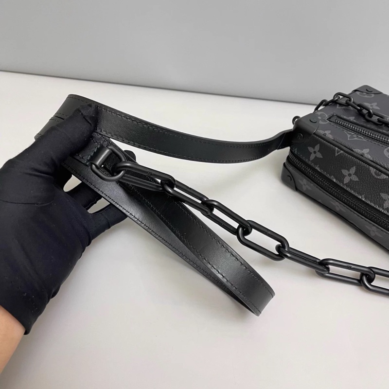 LV路易威登Mini Soft Trunk老花黑色盒子-6