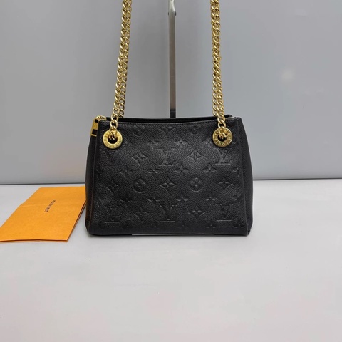 LV路易威登surene BB黑色壓紋牛皮單肩斜挎包