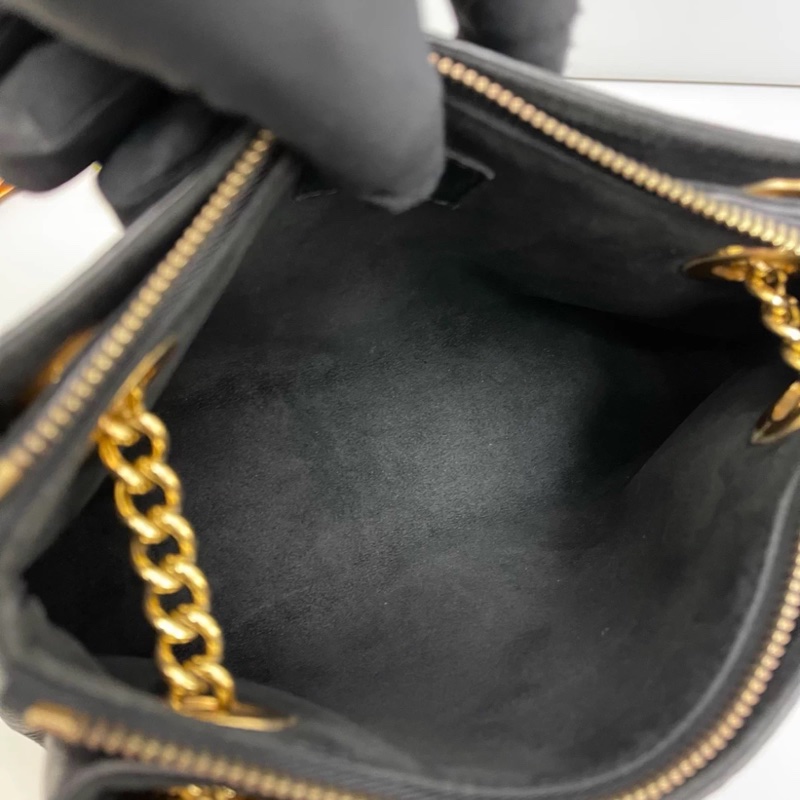 LV路易威登surene BB黑色壓紋牛皮單肩斜挎包-6