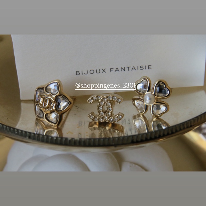 香奈兒 Chanel 耳環三件組 ❗️尚未抵台-1