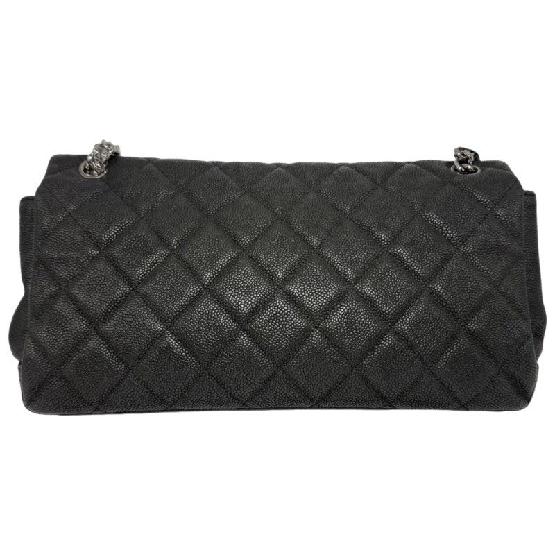 【2461】香奈兒 Chanel  Classic Flap 經典翻蓋 中號 黑色斜挎包 荔枝皮-1