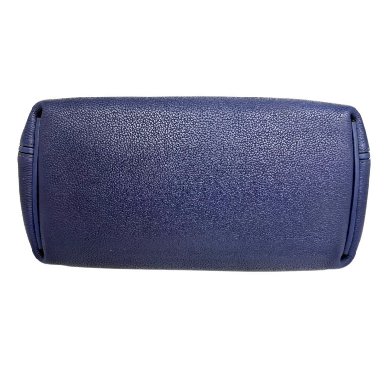 【3135】愛馬仕Hermès 24/24包 皇家藍 手提包 TOGO皮 金扣-4