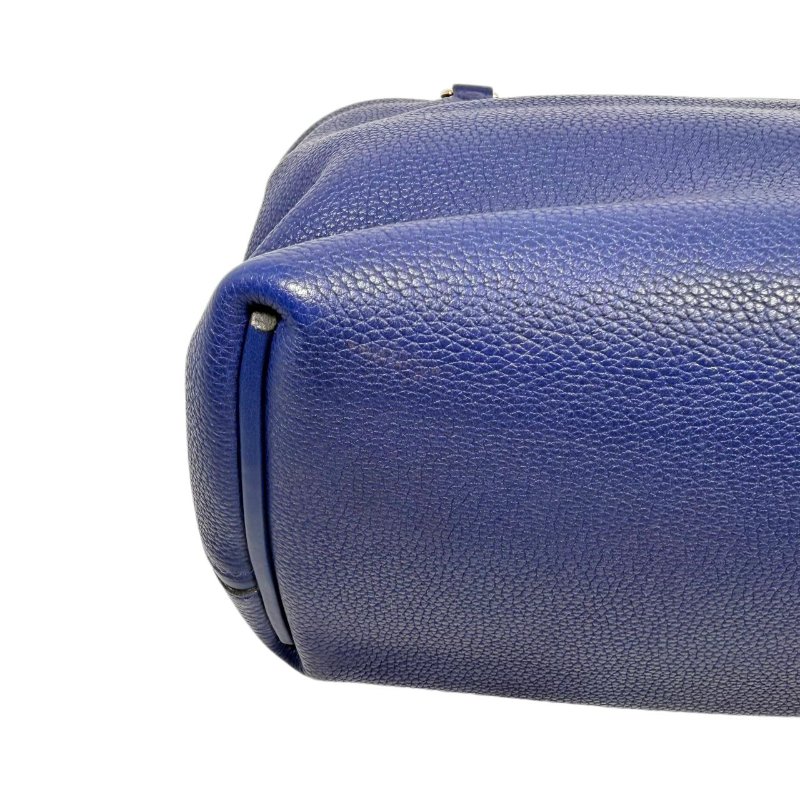 【3135】愛馬仕Hermès 24/24包 皇家藍 手提包 TOGO皮 金扣-7