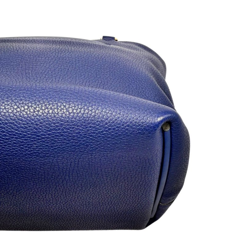 【3135】愛馬仕Hermès 24/24包 皇家藍 手提包 TOGO皮 金扣-8