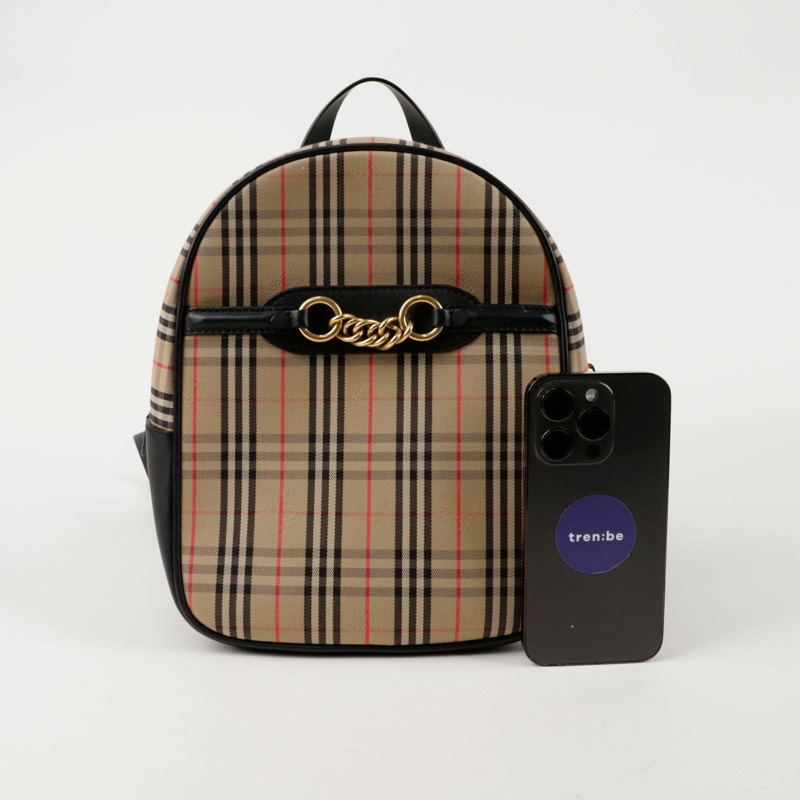 BURBERRY 1983年 Check Link 背包 8004653-10