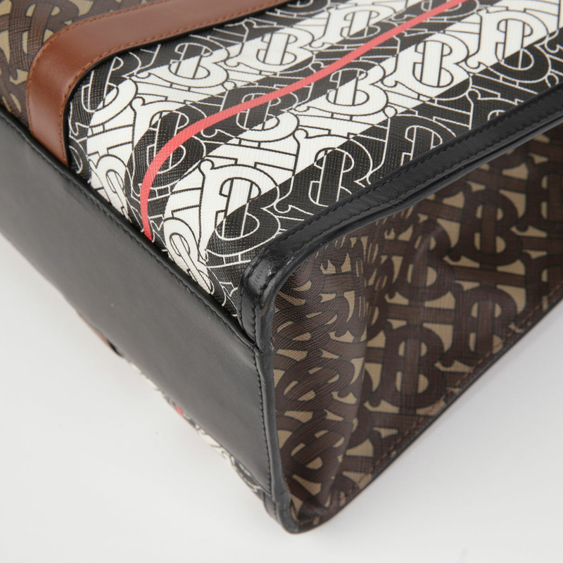 BURBERRY Monogram Stripe 單肩包 8019383-10