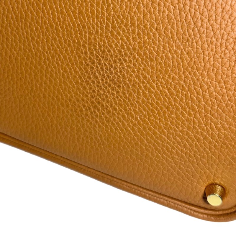 ［2720］ 愛馬仕  Hermès PICOTIN 18 金棕色手提包 TC皮 金扣-10