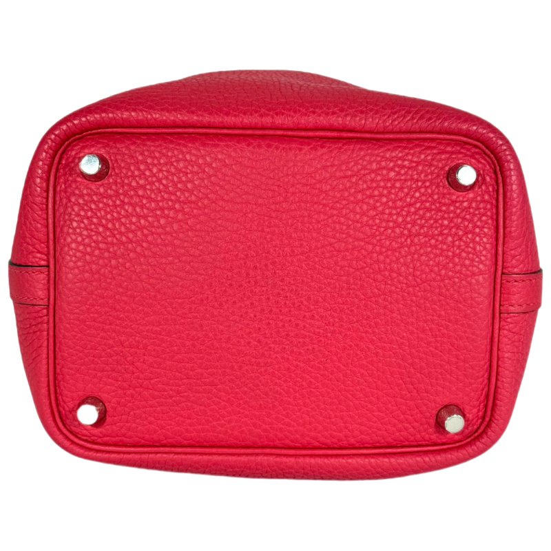 ［2365］愛馬仕 Hermès PICOTIN 18 齋普爾粉色菜籃子 手提包 TOGO皮  銀扣-4