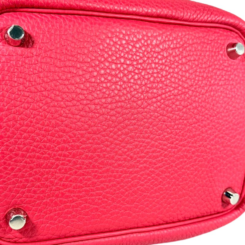 ［2365］愛馬仕 Hermès PICOTIN 18 齋普爾粉色菜籃子 手提包 TOGO皮  銀扣-7