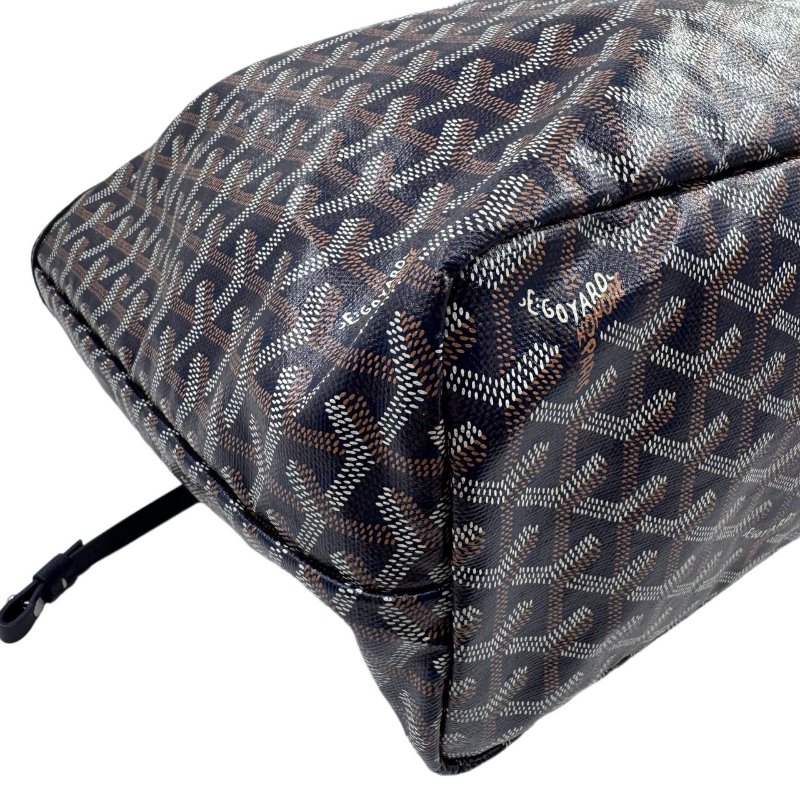 【2033】戈雅 GOYARD TOTE 藍色托特包手提包 中號-8