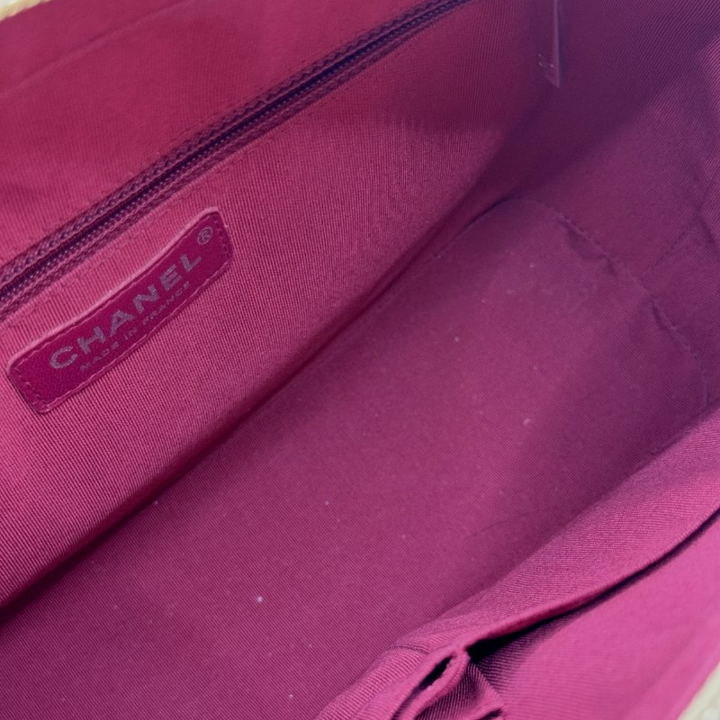 【2029】香奈兒 Chanel  Gabrielle 流浪包 中號 金色斜背包 小牛皮-10