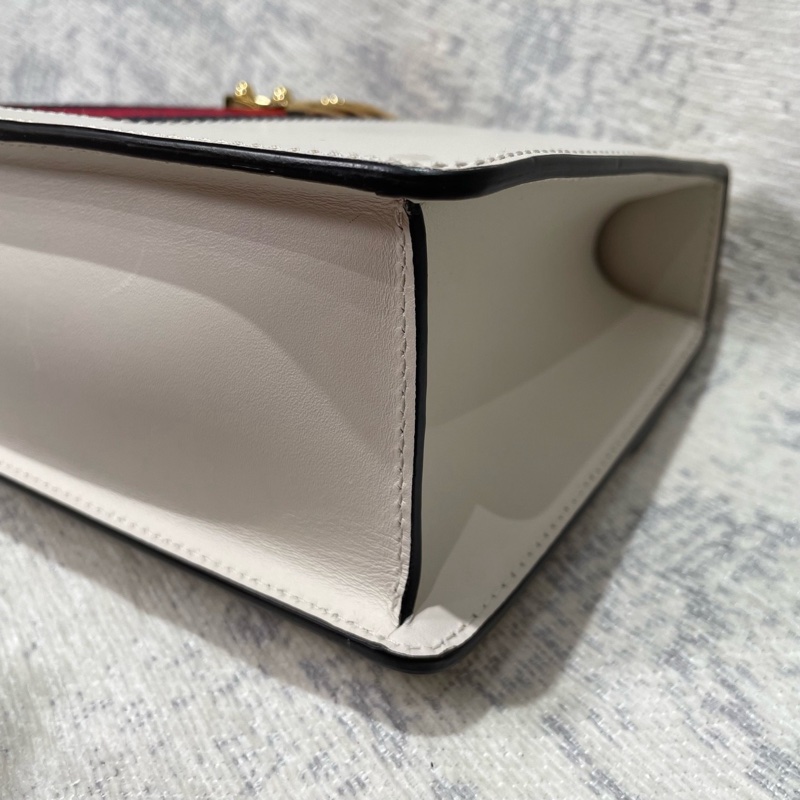Gucci sylvie 白色 中號-2