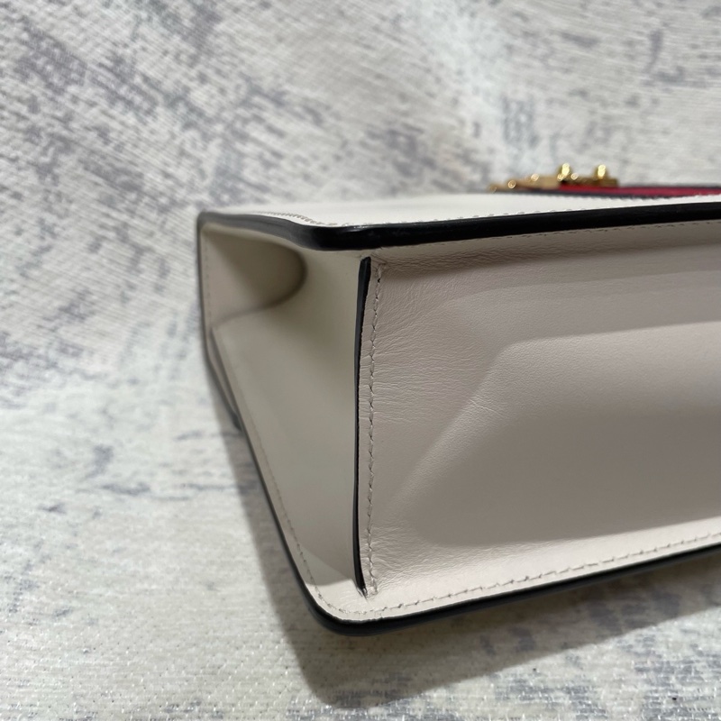 Gucci sylvie 白色 中號-3