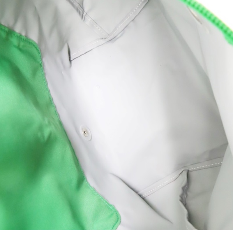 Longchamp 瓏驤 綠色 尼龍帆布 手提包-3