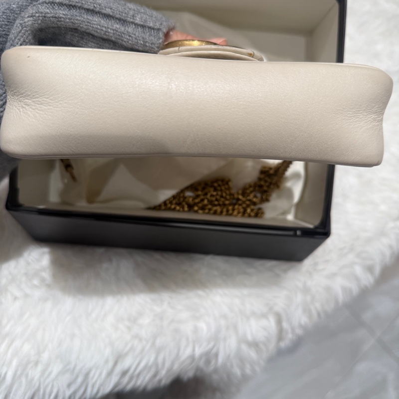 Gucci 馬蒙 mini 白色-6