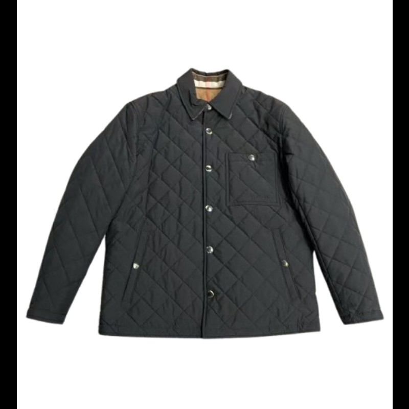 Burberry  男裝菱格雙面穿棉服
外套 L 碼-0