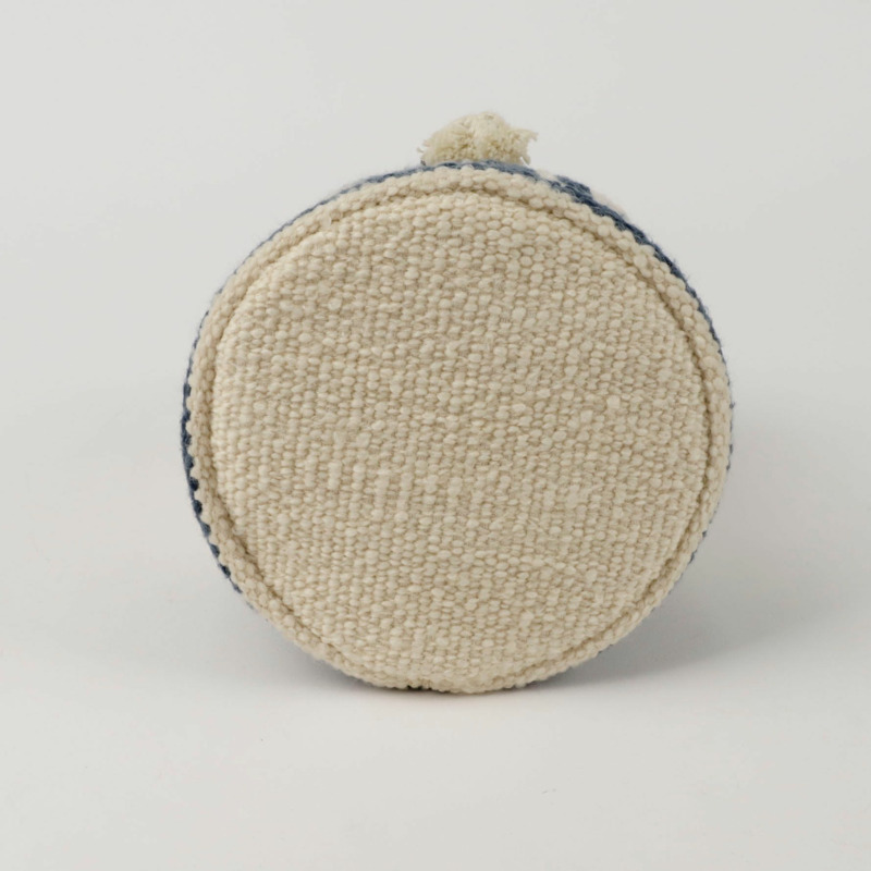 CELINE 196532DBS 錫製抽繩桶形手提袋-6