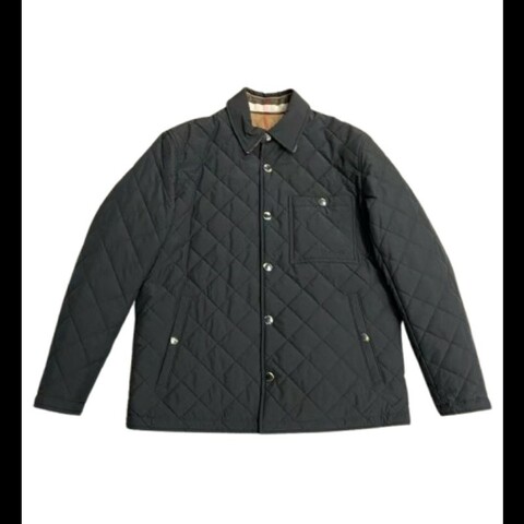 Burberry  男裝菱格雙面穿棉服 外套 XL 碼