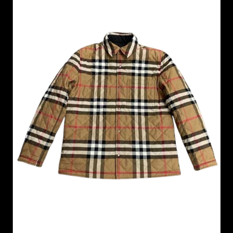 Burberry  男裝菱格雙面穿棉服 外套 XL 碼-1