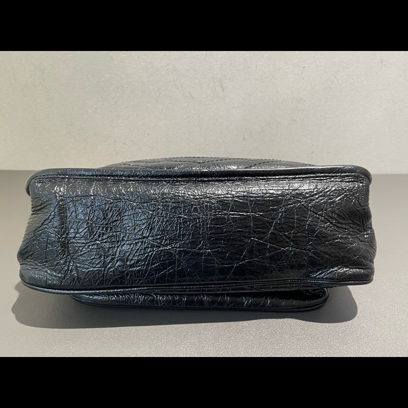 YSL Niki中號 黑色銀鏈 肩背包-12