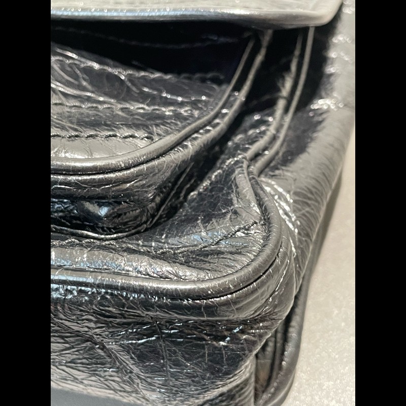 YSL Niki中號 黑色銀鏈 肩背包-15