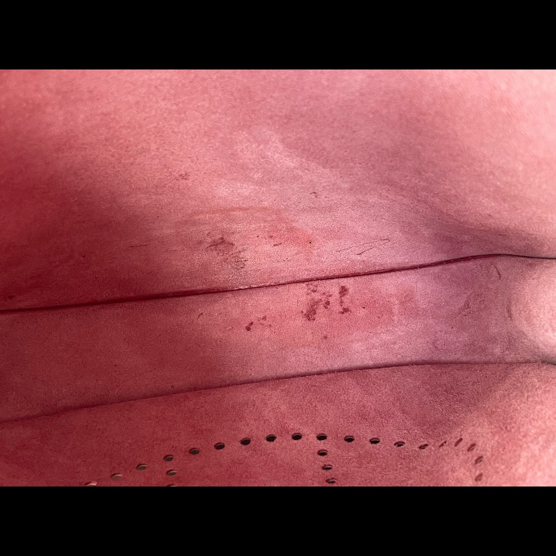 HERMES Evelyne 伊芙琳 E皮 29 T刻 奶昔粉 銀扣-15