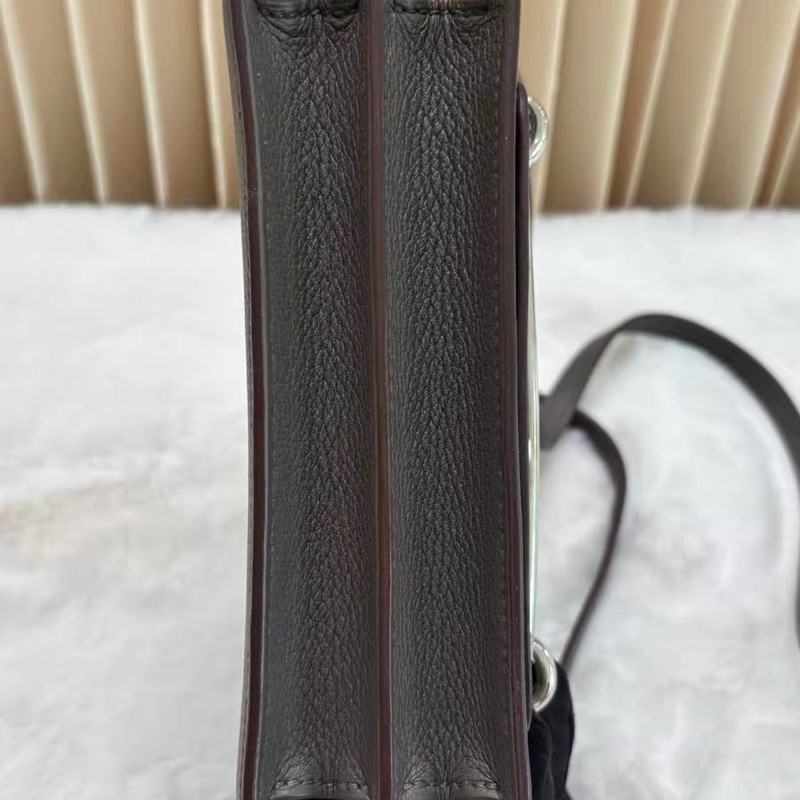 🌈Hermes🧡錫器灰銀扣🧡98.5新🌟Evercolor皮🌟-5