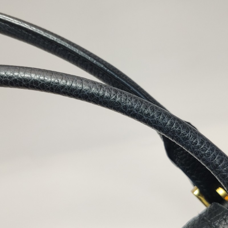 Prada 牛皮黑色手提包肩背包-9