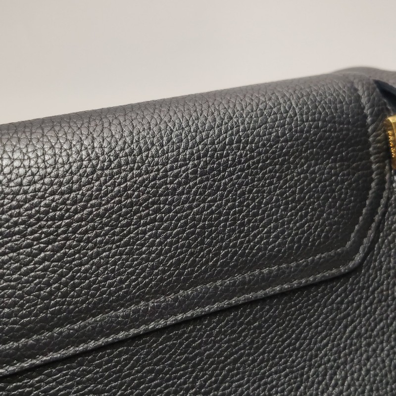 Prada 牛皮黑色手提包肩背包-12