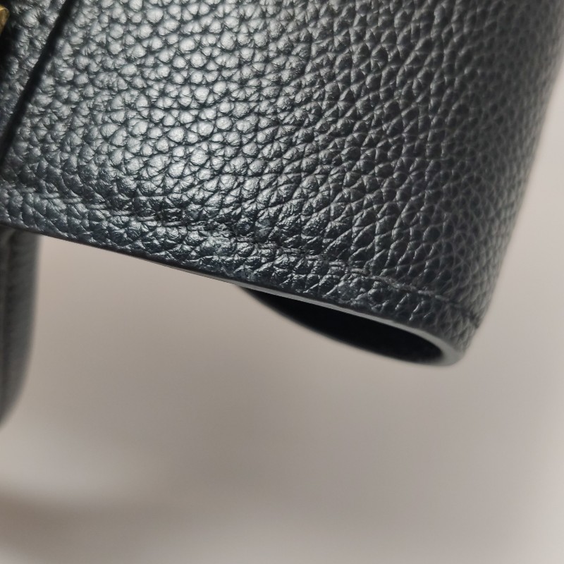 Prada 牛皮黑色手提包肩背包-13