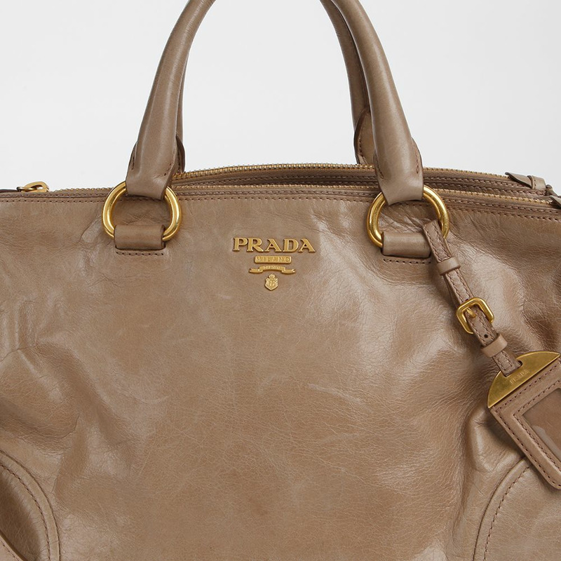 PRADA BN2324 金屬Logo手提單肩包-1