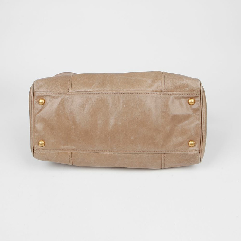 PRADA BN2324 金屬Logo手提單肩包-5