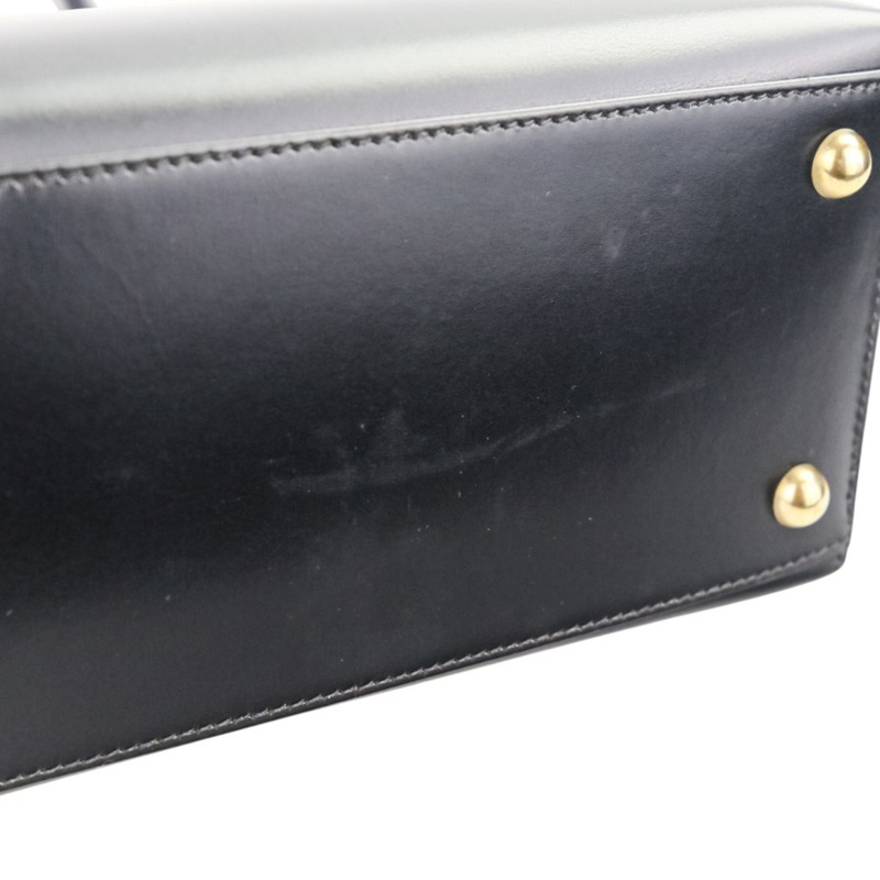 愛馬仕 Dalvie MM 手提包，Box 小牛皮，黑色，E 字印記，女士款-7