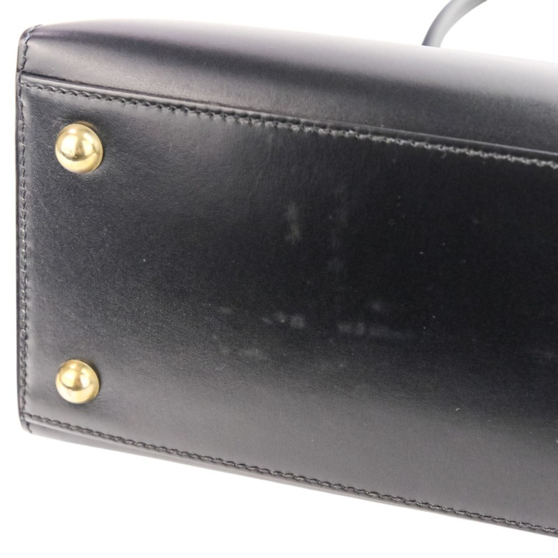 愛馬仕 Dalvie MM 手提包，Box 小牛皮，黑色，E 字印記，女士款-8