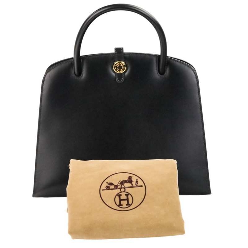 愛馬仕 Dalvie MM 手提包，Box 小牛皮，黑色，E 字印記，女士款-13