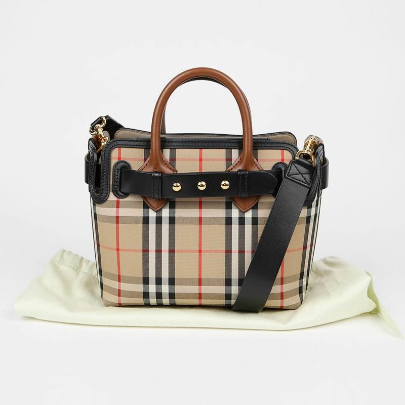 BURBERRY 三扣腰帶嬰兒手提單肩包 8021274-0