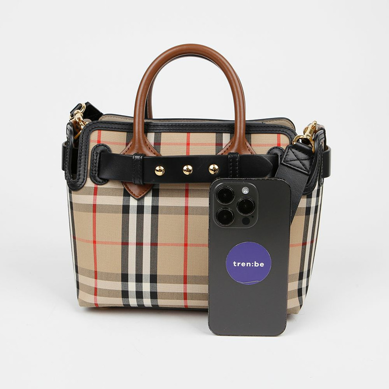 BURBERRY 三扣腰帶嬰兒手提單肩包 8021274-7