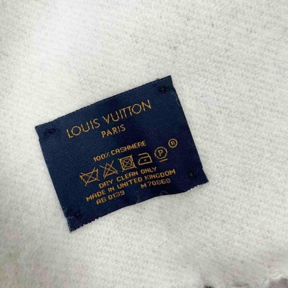 LV超級美的雙面漸層百分百cashmere圍巾/披肩-4