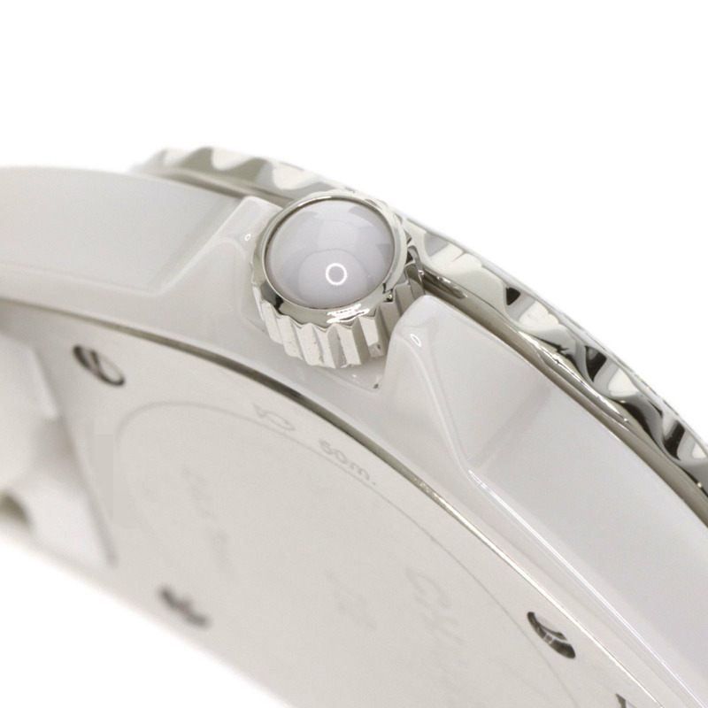 香奈兒 H2572 J12 29毫米 8 鑽石錶圈 陶瓷/陶瓷 女士腕錶-8