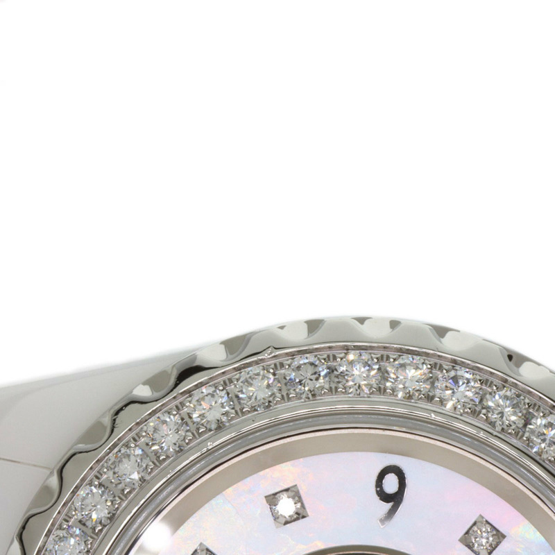 香奈兒 H2572 J12 29毫米 8 鑽石錶圈 陶瓷/陶瓷 女士腕錶-14