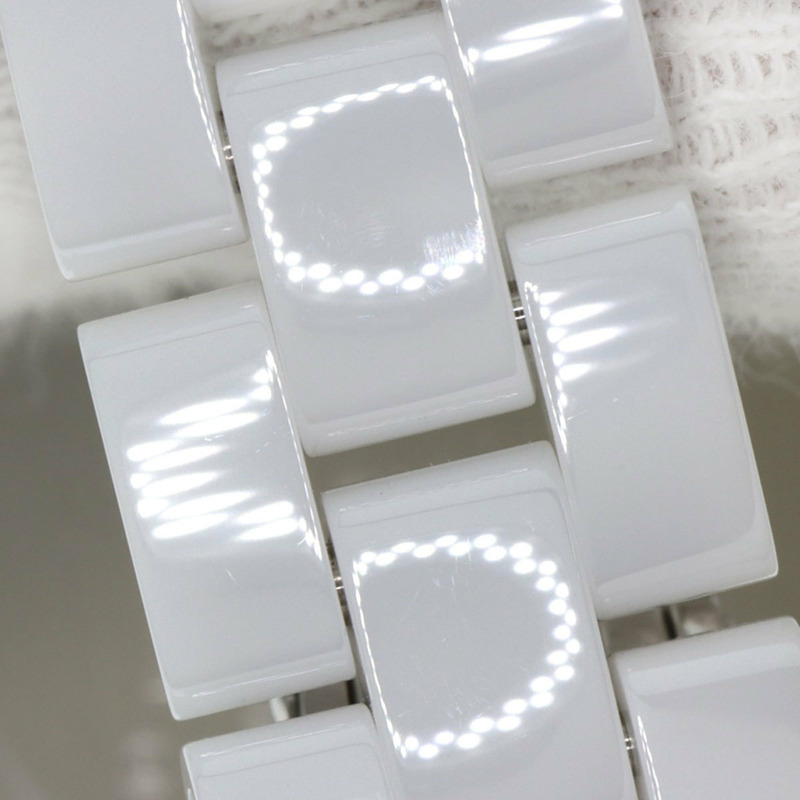 香奈兒 H2572 J12 29毫米 8 鑽石錶圈 陶瓷/陶瓷 女士腕錶-19