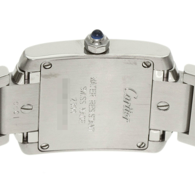 卡地亞 Tank Française W51008Q3 SM 女士精鋼腕錶-6