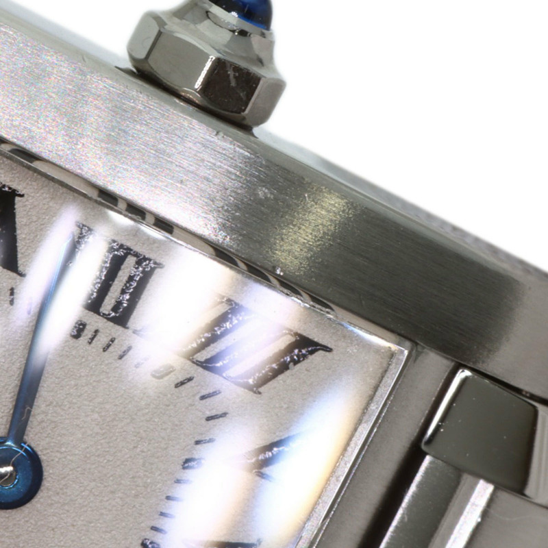 卡地亞 Tank Française W51008Q3 SM 女士精鋼腕錶-13