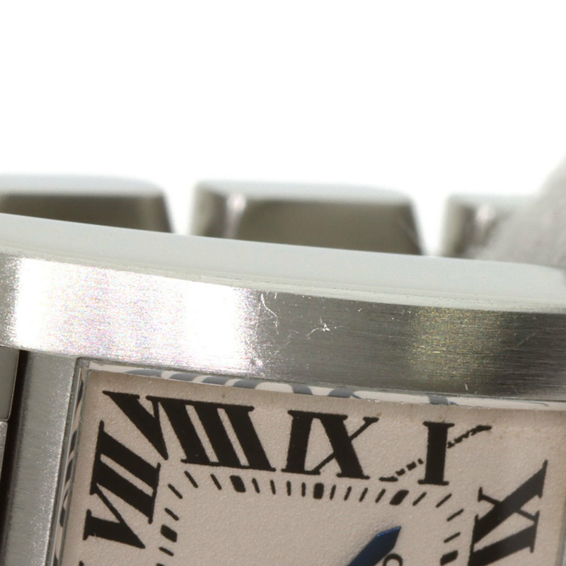 卡地亞 Tank Française W51008Q3 SM 女士精鋼腕錶-14