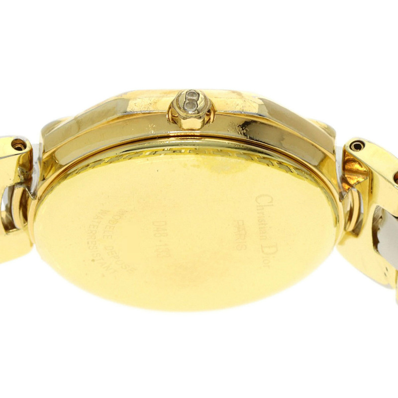 Christian Dior D48-133 八角形腕錶,不鏽鋼/SSxGP/GP,女士款-6