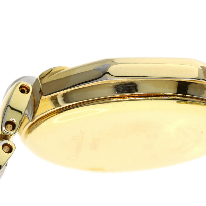 Christian Dior D48-133 八角形腕錶,不鏽鋼/SSxGP/GP,女士款-10