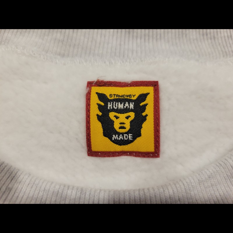 human made hunting sweatshirt Grey  鴨子 灰  厚大學T-8