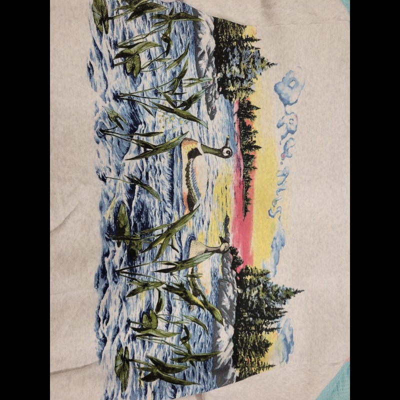 human made hunting sweatshirt Grey  鴨子 灰  厚大學T-11