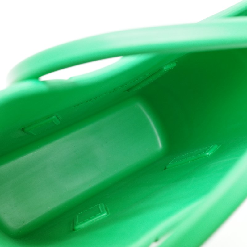 Bottega Veneta 寶緹嘉 Arco Rubber 熒光綠 手提包 菜籃子-7